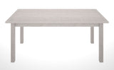 Table rectangulaire L.180 cm imitation chêne blanchi, fabrication française