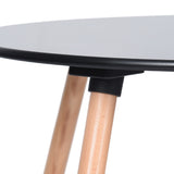 Round black dining table - ROOKIE ROUND TOP BLACK Ⅰ