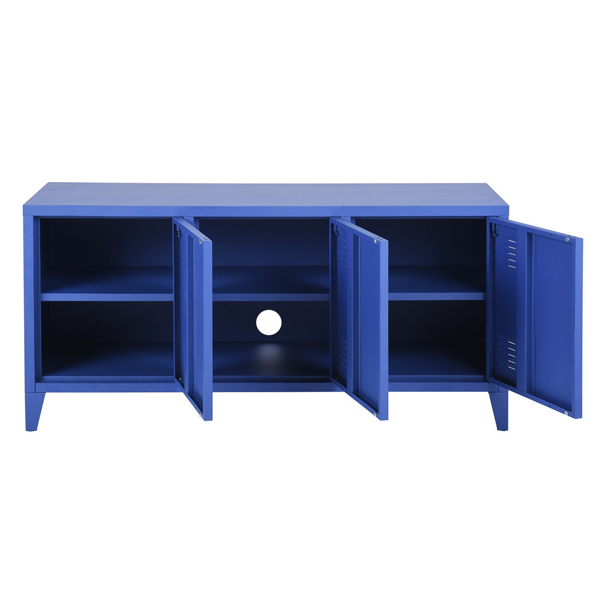 3-door metal TV cabinet/Buffet living room with shelves - MATAPOURI