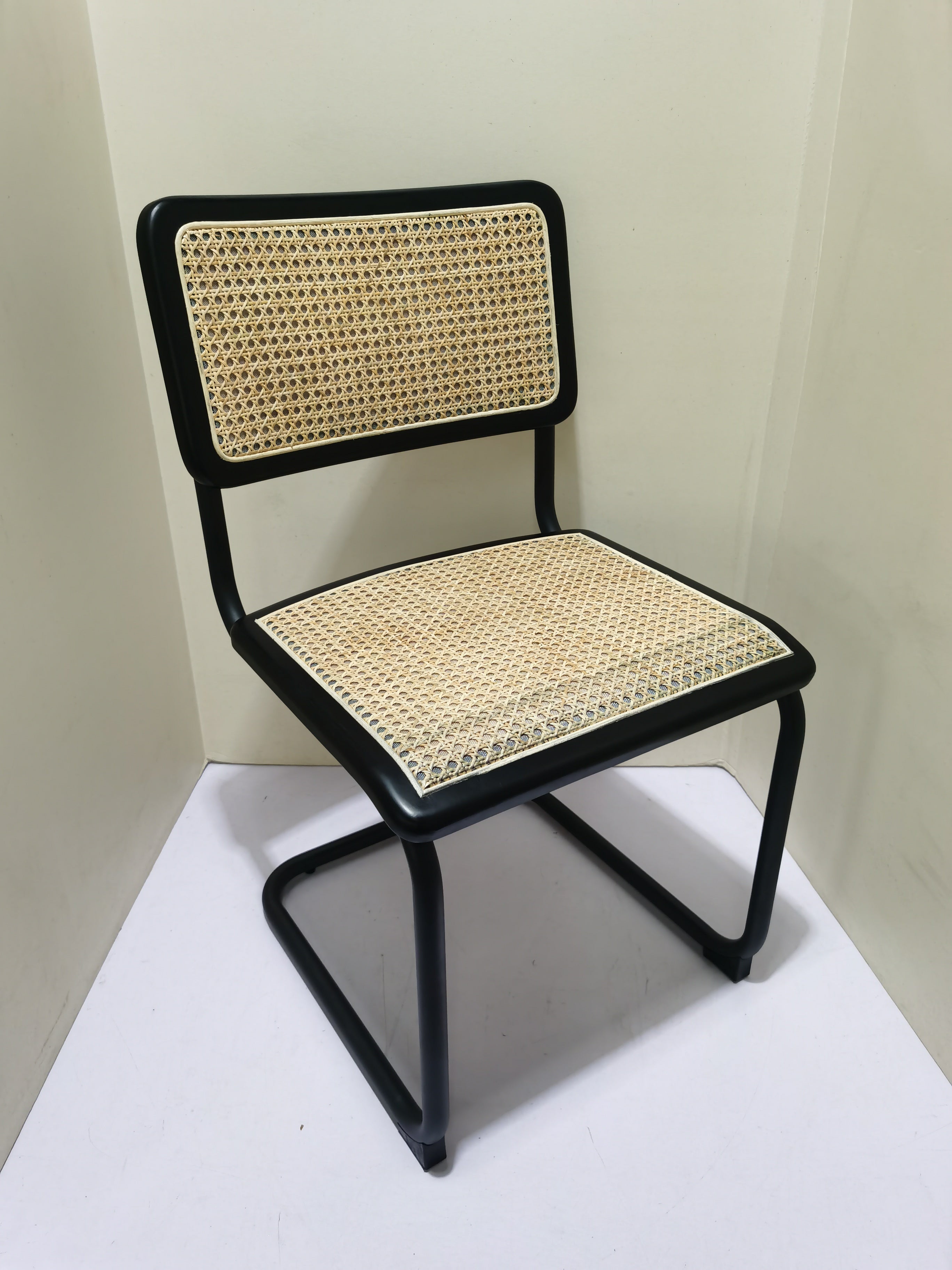 Set of 2 Rattan Dining Chairs