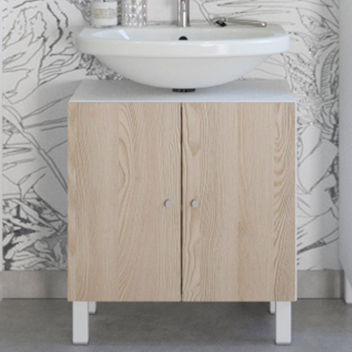 3-Piece Bathroom Furniture Set, Made in France - Corlin