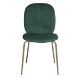 Set of 4 designer velvet dining chairs - JULE