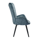 Scandinavian padded armchair comfortable backrest with armrests - BOGDAN