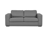 2.5 seater sofa upholstered in gray fabric, for living room, dining room, bedroom office - AVIRIL 2 5