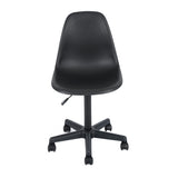 Gray office chair on wheels, black legs - COLLINS PA BASE