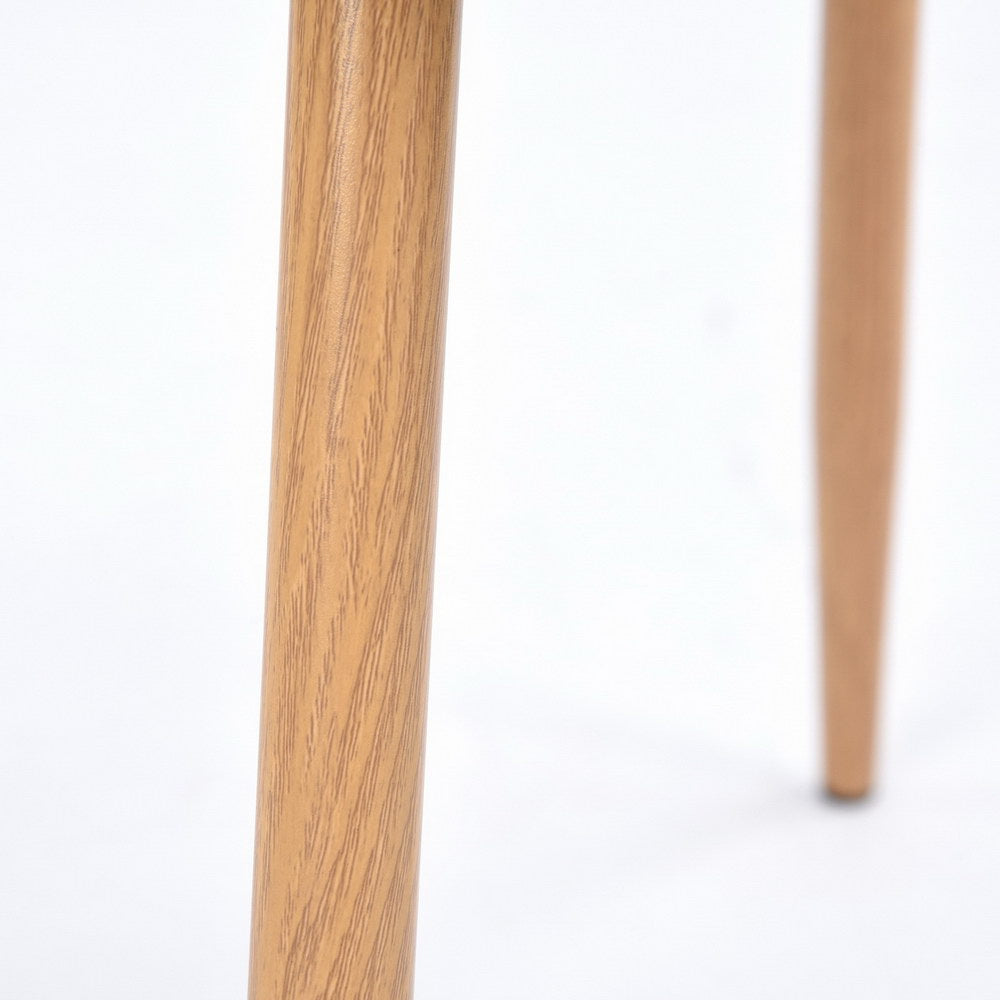 Set of 4 Scandinavian fabric dining chairs - DAMASK