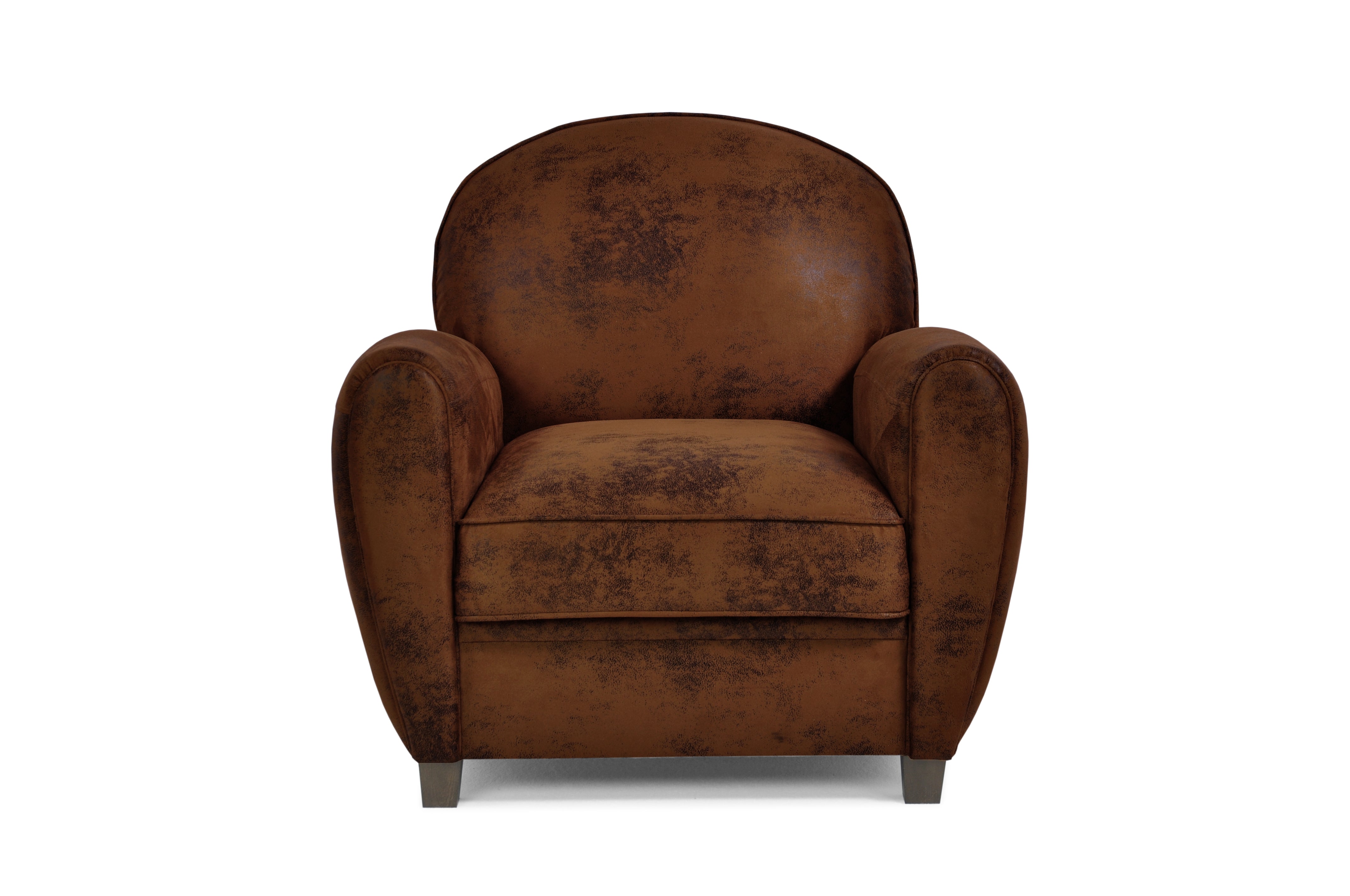 Fauteuil, chaise d'appoint rembourrée en tissu, siège salon moderne, avec pieds en bois, pour salon, salle à manger, chambre bureau - JORDI SINGLE
