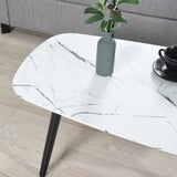 Scandinavian coffee table for marbled living room - KENNA MARBLE