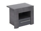 Bedside table with a modern and sober design with sliding drawer made in France - PAMELA
